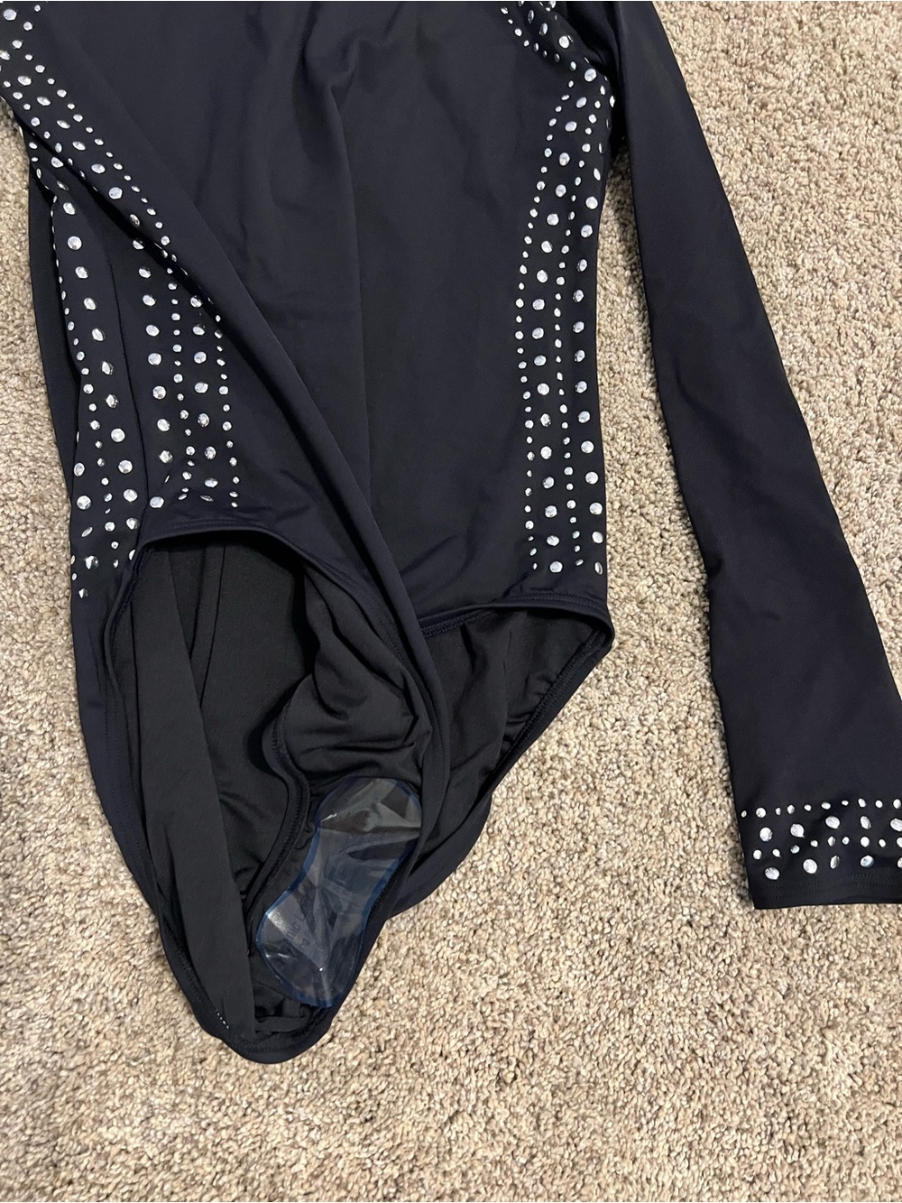 MICHAEL Michael Kors Black Rhinestone-Embellished swimsuit - Picture 7 of 7
